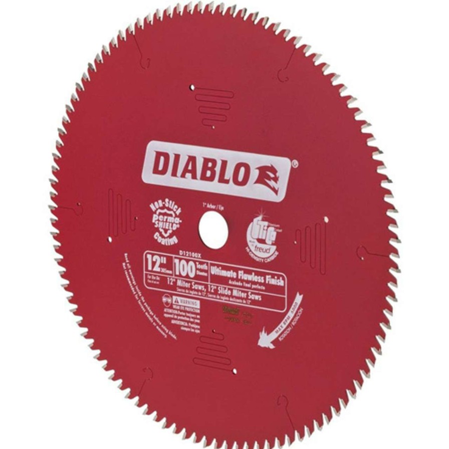 Table Saws * | Deals 12In. X100T Flawless Finish Blade Diablo