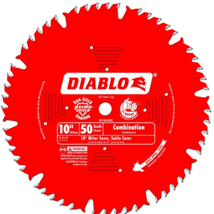 Table Saws * | Best Sale Blade 10 X 50 Teflon Comb Freud