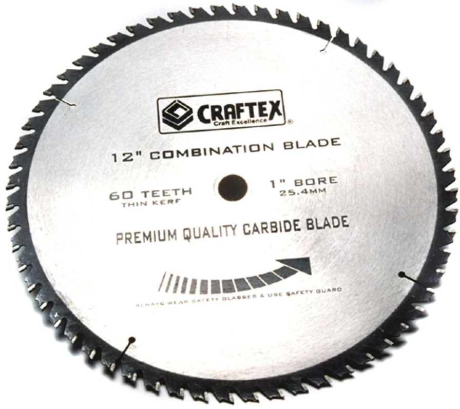 Table Saws * | Best Reviews Of Blade 12In. X 60T Combination Craftex