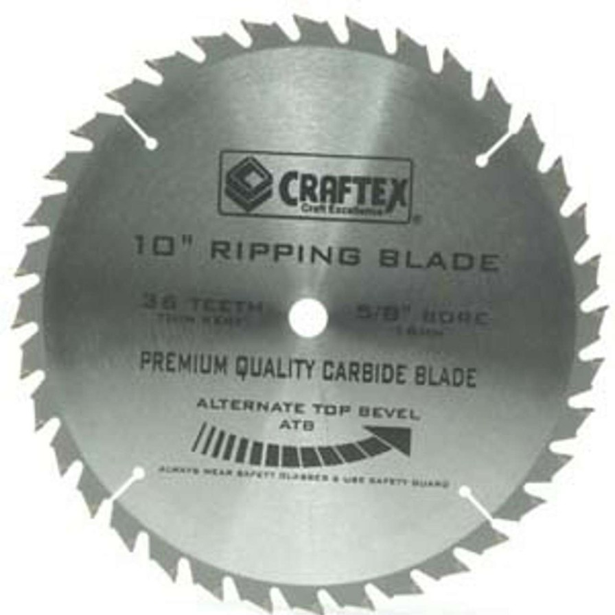 Table Saws * | New Blade 10In. X 36T Atb Craftex