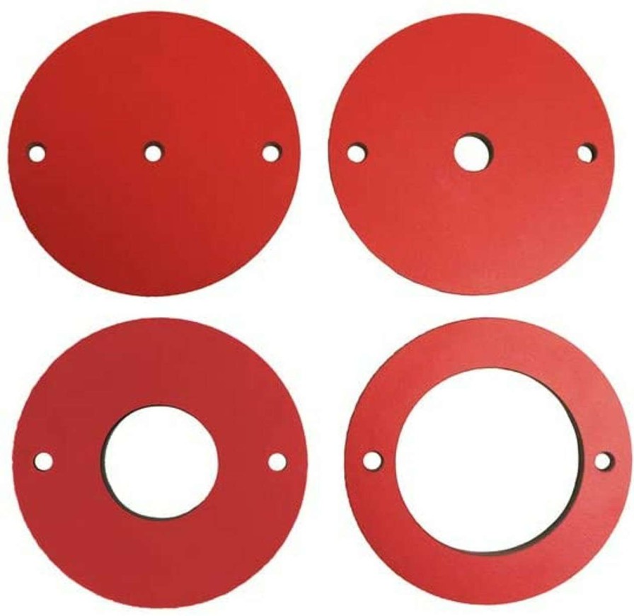 Table Saws * | Cheapest Saw Stop 4 Pc Phenolic Insert Ring Set