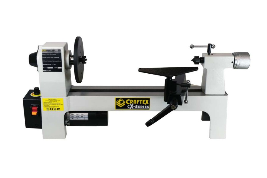 Wood Lathes * | New Mini Wood Lathe Var Speed Csa Craftex