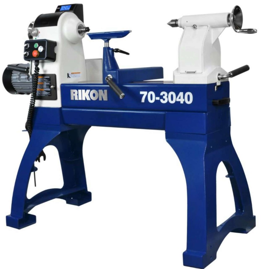 Wood Lathes * | Outlet Rikon 30In. X 40In. Vsr Lathe W/Sliding Bed